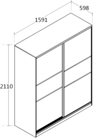 Thiết kế tủ quần áo GHS-5476
