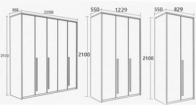 Thiết kế tủ quần áo GHS-5523