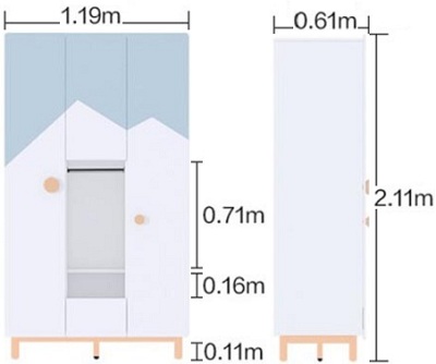 Thiết kế tủ quần áo GHS-5695
