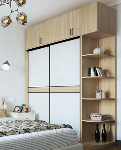 Tủ quần áo kết hợp tủ đỉnh kệ gócGHS-5958