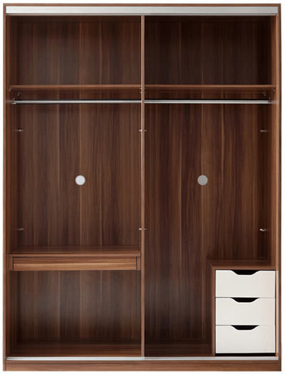 Buồng trong tủ quần áo gỗ ép GHS-5476
