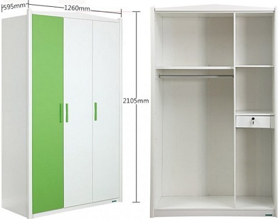 Khoang bên trong tủ quần áo ghs-5760 ghs-5760