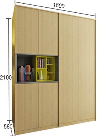 Thiết kế tủ quần áo gỗ ép