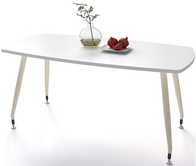 Bàn ăn chân thép mặt gỗ BA231A-14
