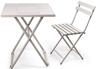 Bàn trà gấp gọn mặt sắt tấm đột lỗ CFONC05 BGS231