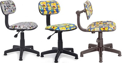 Ghế xoay học sinh bọc vải Gấu con, Hươu con, Cá sấu, Chuột MickeyGONC94