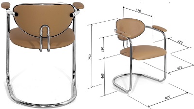 Thiết kế ghế chân quỳ GQ16 -M