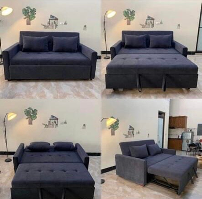 Giường sofa lúc mở rộng và thu gọn