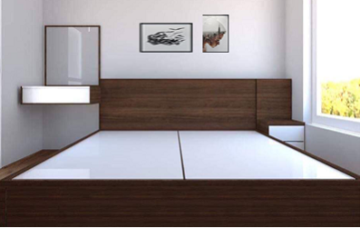 Giường ngủ gỗ công nghiệp 1600mm