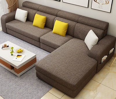 Ghế sofa mầu nâu 2300mm