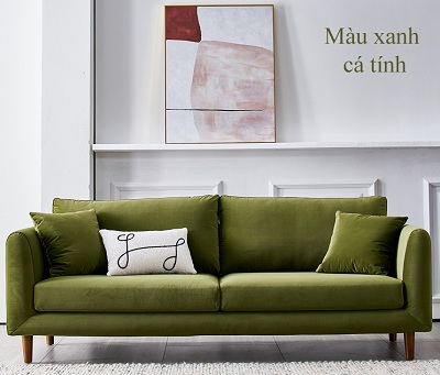 Ghế sofa màu xanh thanh lịch