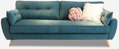 Ghế sofa dài 1910mm bọc vải nỉ