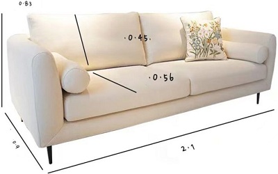 Thiết kế ghế sofa 2m1