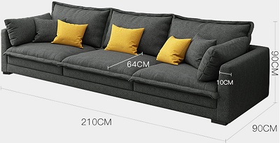 Kích thước ghế sofa băng dài