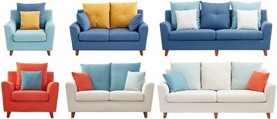 Mẫu ghế sofa 197cm và 142cm