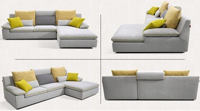 Ghế sofa sang trọng hiện đại 366cm