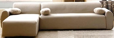 Ghế sofa bọc nỉ mầu be