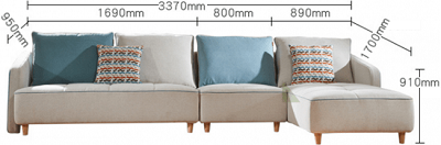 Ghế sofa băng dài phong cách thanh lịch, hiện đại
