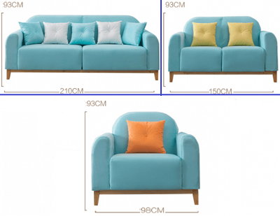 Thiết kế ghế sofa băng dài đep