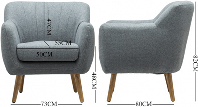 ghế sofa đơn hiện đại 
