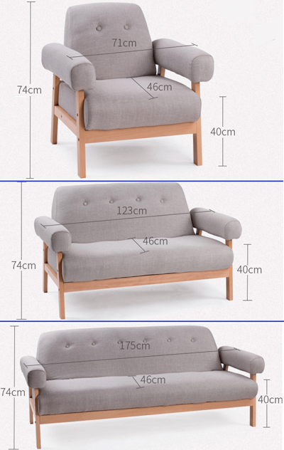Thiết kế ghế sofa khung gỗ 