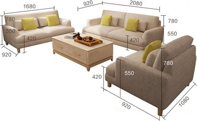 Bộ ghế sofa băng 1m đến 2m