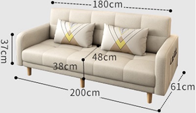 Kích thước ghế sofa phòng khách 2m
