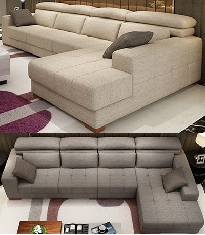 Mẫu ghế sofa góc L 3m6