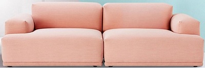 Ghế sofa đơn ghép đôi sang trọng