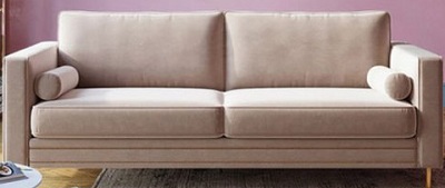 Ghế sofa nhung mầu xám