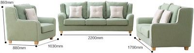 Thiết kế ghế sofa băng dài