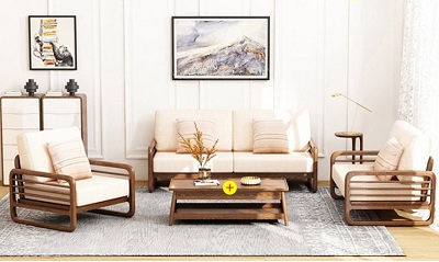 bộ ghế sofa khung gỗ tự nhiên