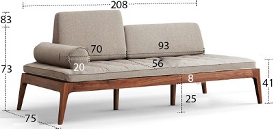 Ghế sofa kiểu dáng nhỏ gọn