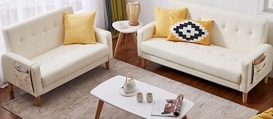 Thiết kế ghế sofa văng kích thước 1m2