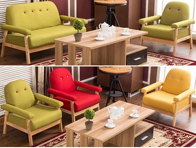 Ghế sofa đơn sang trọng thanh mảnh