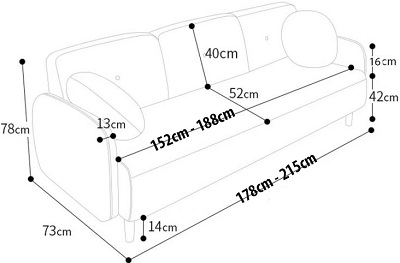 Mẫu ghế sofa 3 đến 4 chỗ ngồi