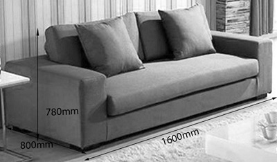 Thiết kế Ghế sofa bọc nỉ Kích thước 160 x 80 x 78cm Dài x Rộng X Cao GSF223