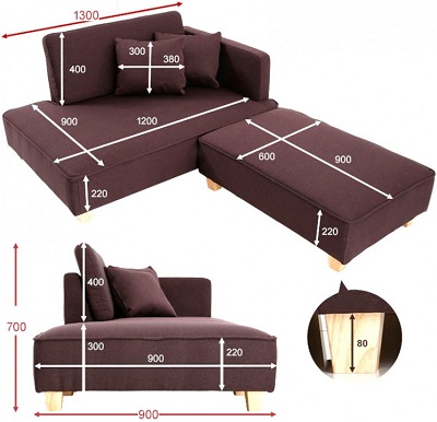 Thiết kế Ghế sofa bọc nỉ GSF165