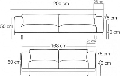Thiết kế Ghế sofa bọc nỉ GSF156