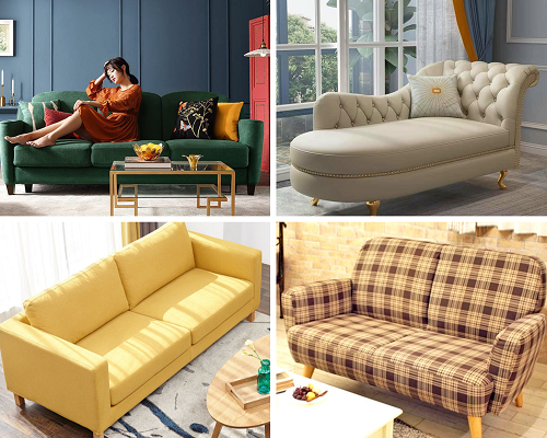 Mẫu ghế sofa văng dài băng 2 chỗ, băng 3 chỗ, băng 4 hoặc 5 chỗ