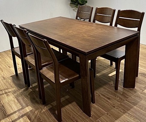Bộ bàn 8 ghế : Rộng 90 x Dài 180 x Cao 75 (cm)