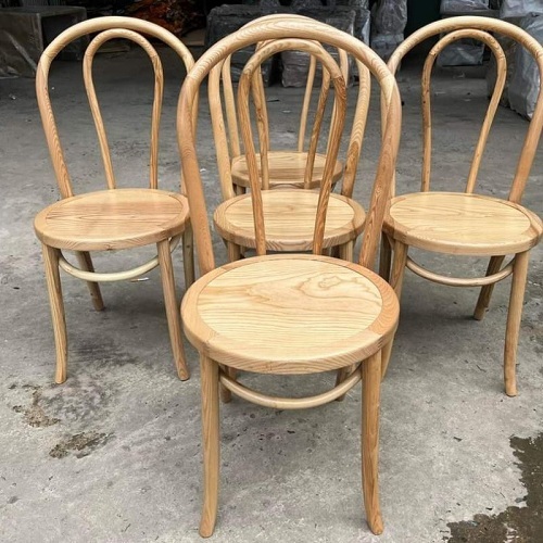 Ghế cafe Thonet gỗ dáng cong GCL32