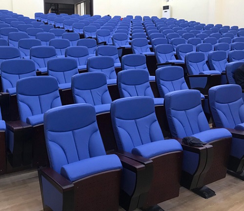 Ảnh thực tế ghế hội trường TC04B hòa phát lắp đặt hoàn thiện