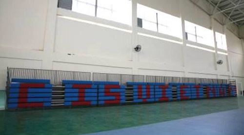 Hệ thống ghế Kotobuki Sea RSP-SS07 lắp tại nhà thi đấu thể thao Trường Quốc tế Canadian