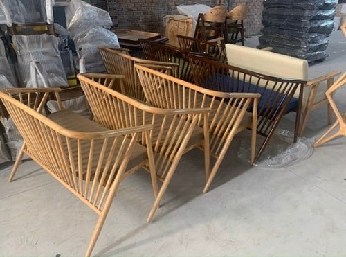 Ghế Sofa băng nệm bọc nỉ GSF263 sfg02