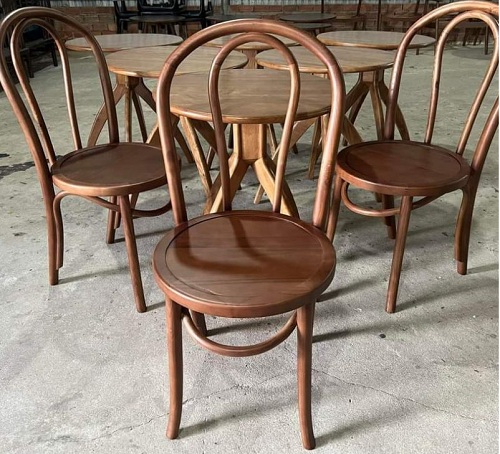 Ghế cafe Thonet gỗ dáng cong GCL32
