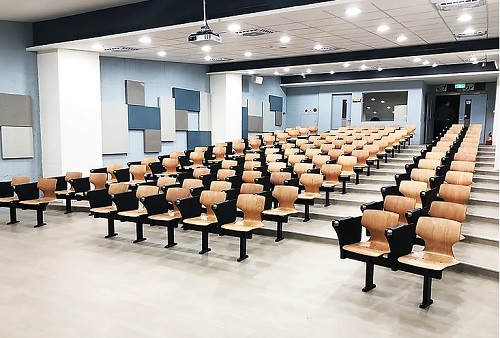 Ghế giảng đưá»ng mặt ván ép khuôn chữ L ZG 201 FGT ZG-201-FGT