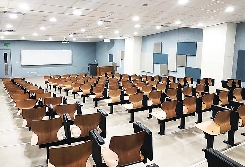 Ghế giảng đưá»ng mặt ván ép khuôn chữ L ZG 201 FGT ZG-201-FGT