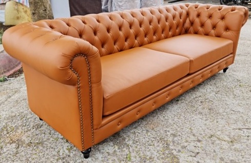 Ghế băng sofa bọc da PU hoàn thiện GSF281
