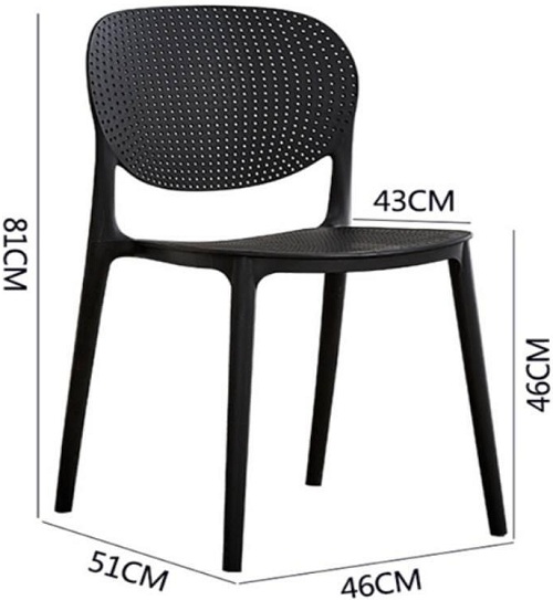 Kích thước ghế cafe nhựa đúc Sankyo